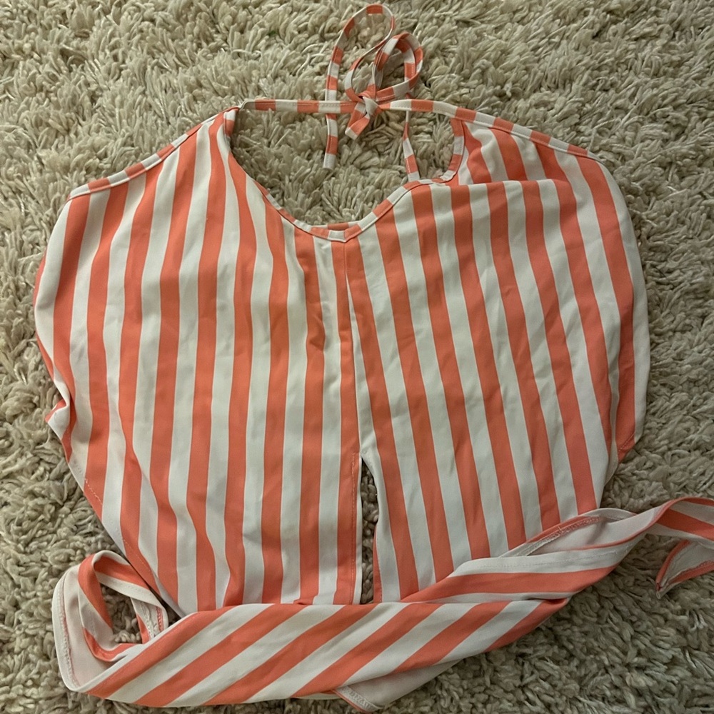 Striped Halter Top
